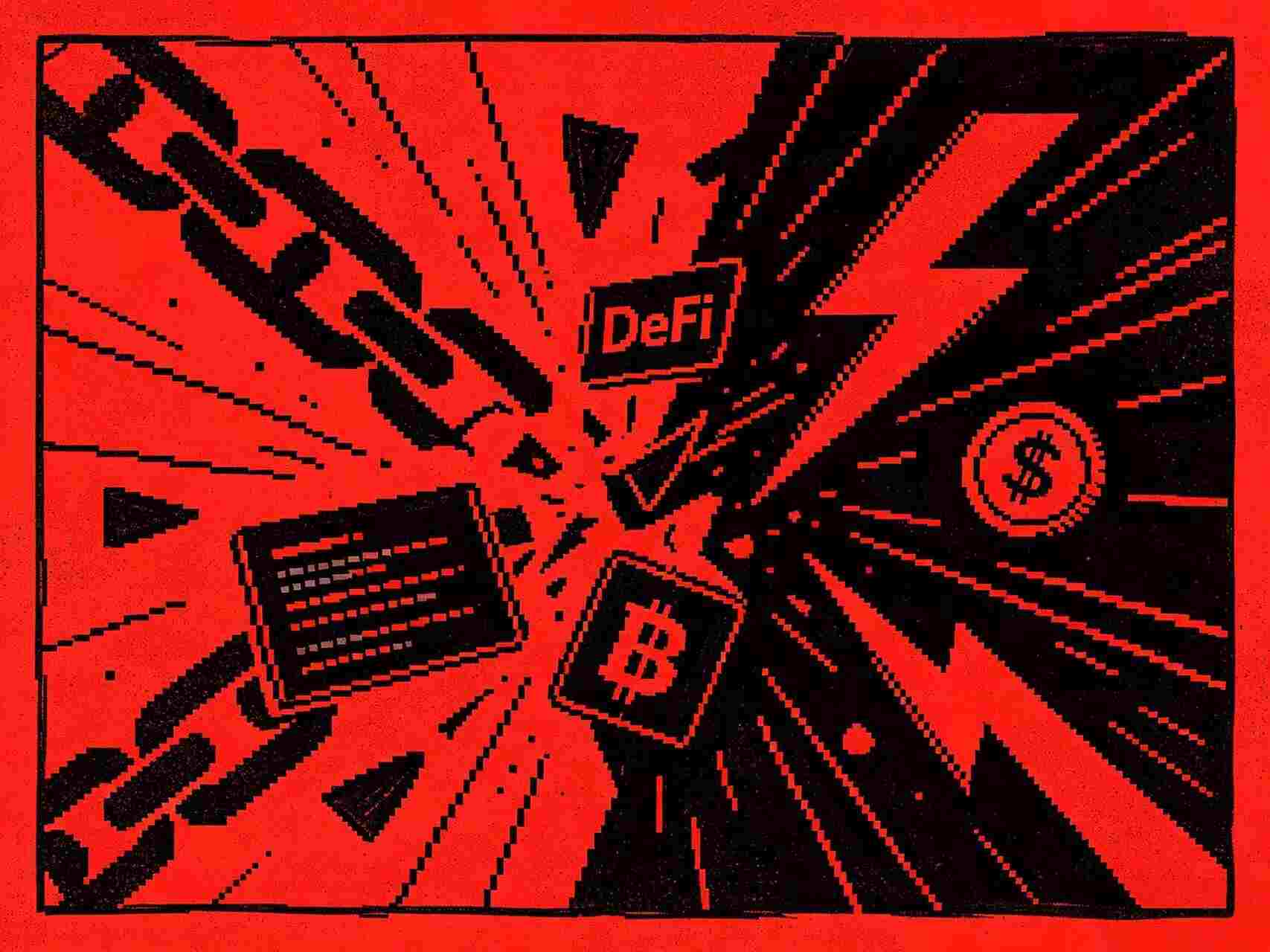展示 DeFi 代码漏洞和闪电贷攻击的抽象场景 展示 DeFi 代码漏洞和闪电贷攻击的抽象场景