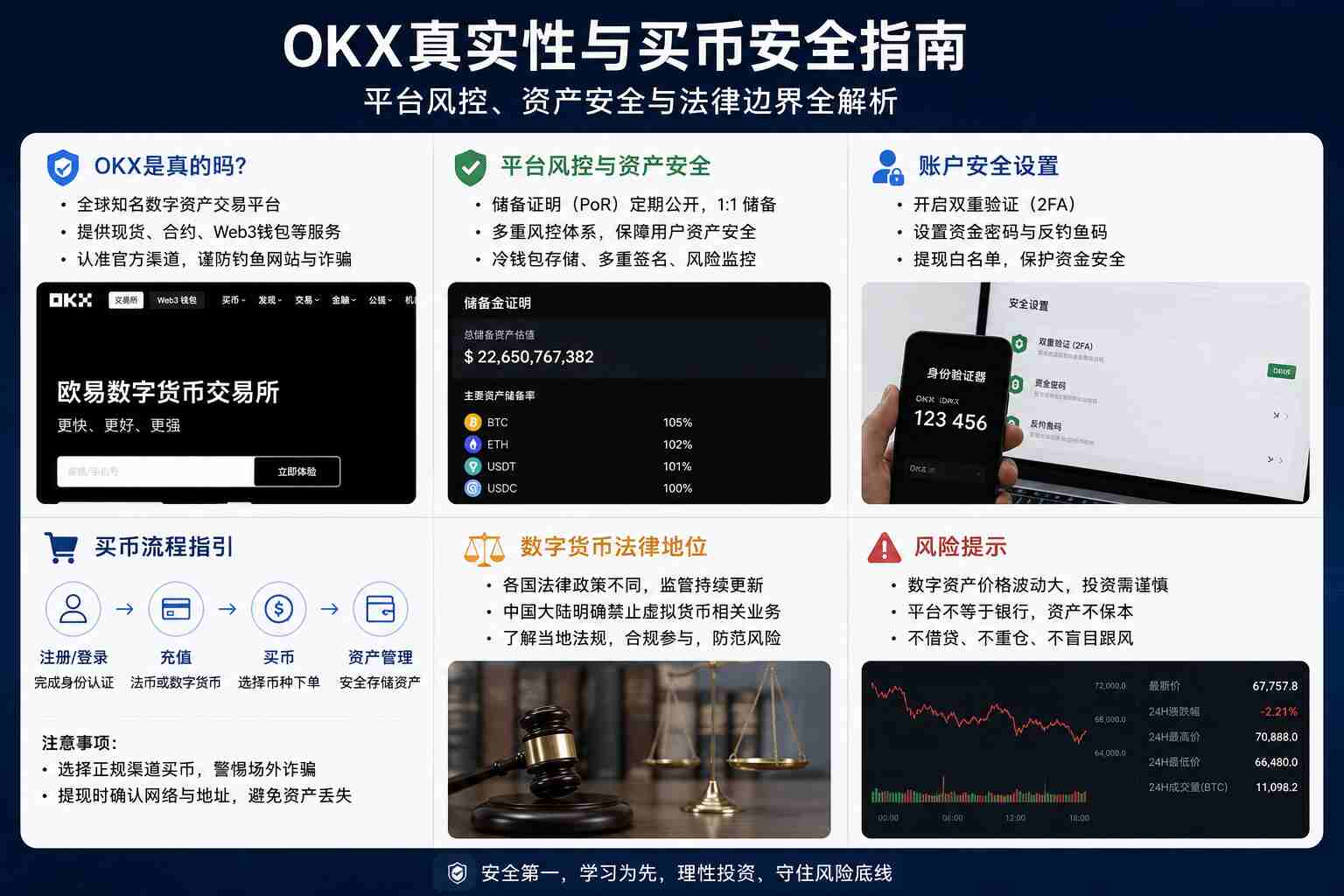 OKX买币安全、账户验证与平台风控配图 OKX买币安全、账户验证与平台风控配图
