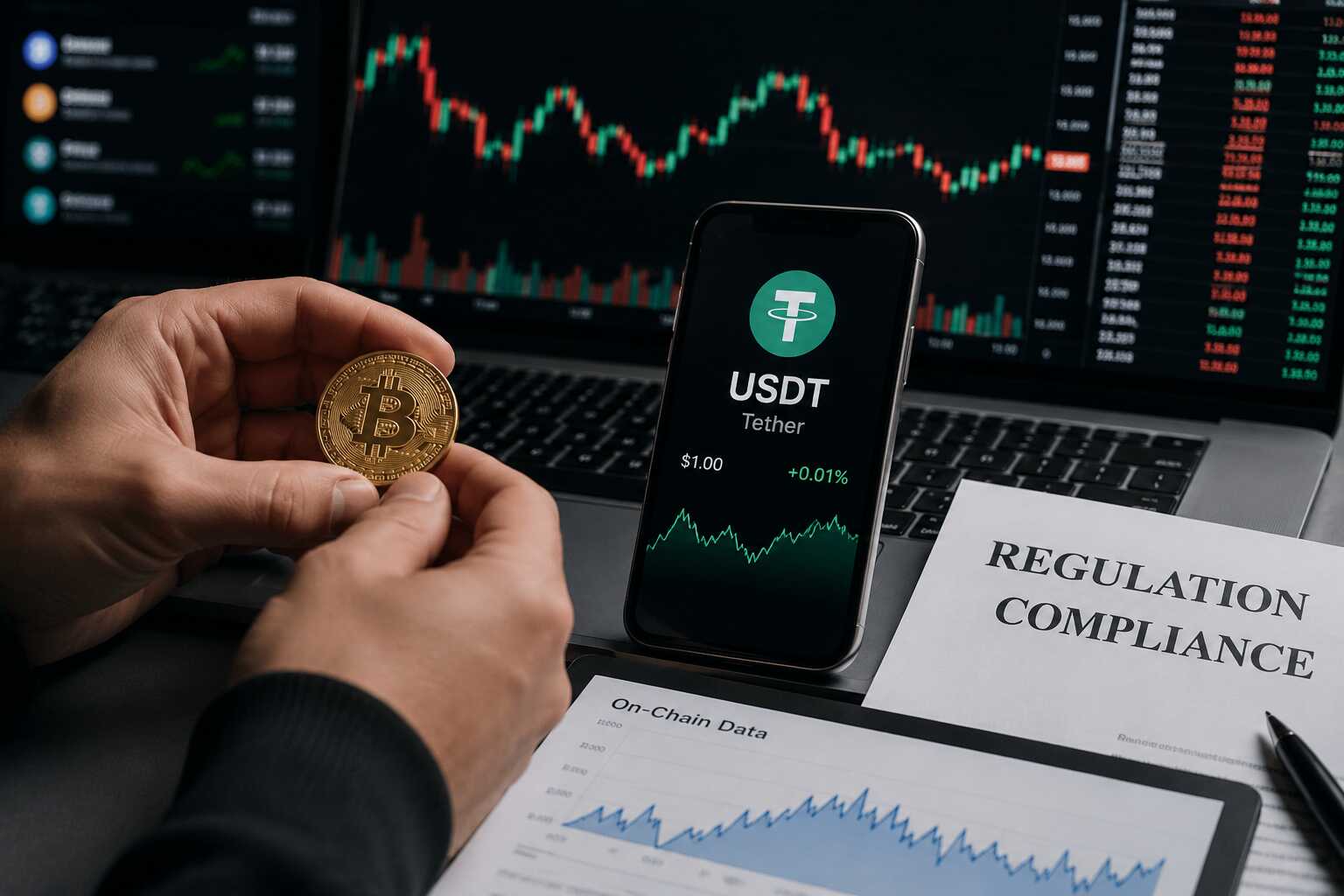 比特币链上资金、USDT储备与数字资产平台监管合规分析 比特币链上资金、USDT储备与数字资产平台监管合规分析